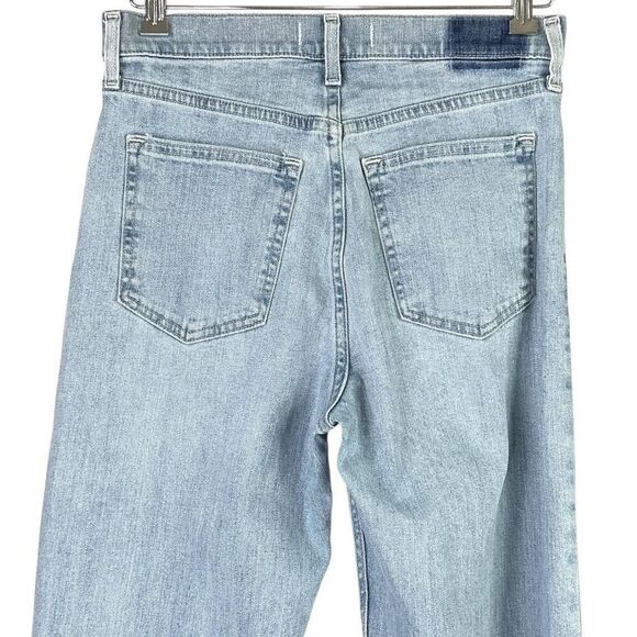 Abercrombie Fitch The 90s Relaxed Jeans Women 27/4R Blue Curve Love High Rise - Picture 6 of 8